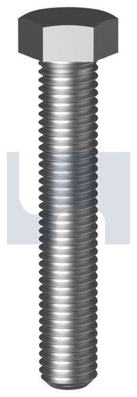 SET SCREW HEX HD 4.6 ZINC M8-1.00 X 10MM 